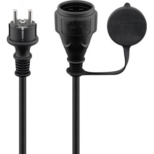 C&acirc;ble d'Alimentation Ext&eacute;rieur, 5 m, noir