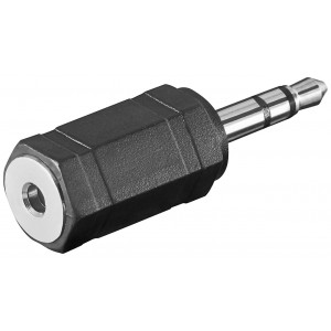 Adaptateur de casque&nbsp;, prise Jack AUX 3,5&nbsp;mm vers 2,5&nbsp;mm
