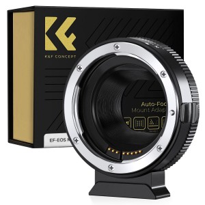 K&F Adaptateur EF vers monture EOS M